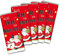 STEINBECK 5er Set Mini Schokolade Nikolaus Geschenk Adventskalender Wichteln 18g Vollmilch Weihnachten Tischdekoration Tafel Schneemann Weihnachtsmann