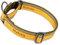 Hyhug Nylon Klassische Halsbänder ，Anti-Flucht Hundehalsband. 3M Reflektierender Streifen, Komfortabel Verstellbar, Sicherer Nachtspaziergang, Hunde-ID-Tag-Montageloch (Kleine, Artisan's Gold)