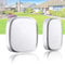 Waterproof Wireless Doorbell Cordless Battery Operated, Electric Door Bell Chime Kit with 1 Plug-in Receiver, 1000ft Long Range Door Bells with 4 Levels Volume, 36 Melodies, LED Blink Door Entry Bell