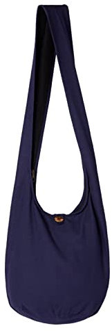 PANASIAM Schultertasche einfarbig, dunkel blau, L