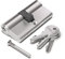 Bwintech 80mm(40/40) Nickel Euro Cylinder Lock,Door Barrel Lock,Key/Key with 3 Standard Keys,Anti-Pick,Anti-Bump,Anti Drill,High Security for UPVC,Wooden,Composite Doors