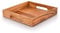 Samhita Bandeja de madera de acacia con asas, ideal para desayuno, café. Tamaño: 25,4 x 25,4 x 4,06 cm