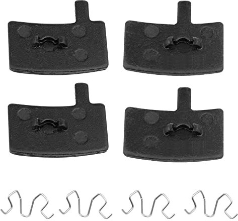 ECSiNG 4 pezzi pastiglie freno bici compatibili con Hayes Stroker Trail/Stroker Gram/Stroker Carbon Disc Brake Pads accessori per biciclette nero