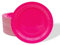 Mienocol 32pcs Hot Pink Paper Plates,7 inch Rose Red Party Plates Tableware Solid Colour Round Dinner Plate for Girls Birthday,Wedding,Picnic, BBQ,Bar,Restaurant and Party Supplies Table Décor