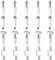 LUTER 20pcs Kit de Réparation Quincaillerie pour Porte Pliante de Placard, Adapté aux Portes de 2,5 cm à 3,5 cm d'Épaisseur Accessoires Quincaillerie Porte Pliante Remplacement de Réparation Matériel