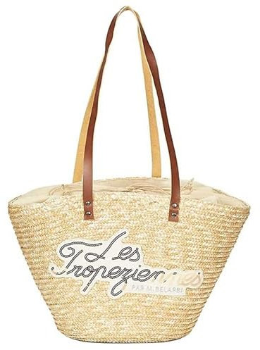 Les Tropeziennes par M.Belarbi - Panier de Plage Milos - Naturel - 45 x 30 x 20 cm