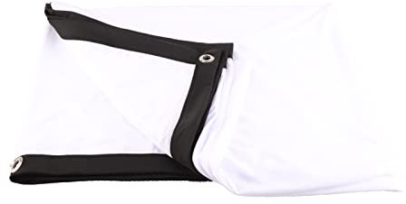 Portable Foldable Projector Screen, 4:3 HD White Projector Curtain, Synthetic Polyester Fabric Projection Screen for Home Theater Backyard Cinema Travel(100in)