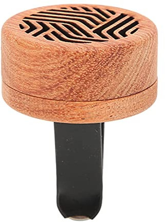 Ätherisches Auto-Diffusor, Auto-Diffusor für ätherische Öle, Palisander-Duft, Tragbarer Mini-Auto-Holzdiffusor mit Vulkangestein für den Luftauslass Im Auto