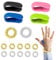 16 Stücke akupressur clip hand akupressur ringe für finger Akupressur Ring Hand Klammer Migräne Clip Finger Massage Ring Ant Stress akupressur ring akupressur ring 4 Akupressur Clip 12 Akupressur Ring