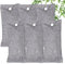 wyewye Bamboo Charcoal Air Purifying Bags, 6x50g, Odour Eliminator, Fridge Fresheners, Fridge Deodoriser, Small Pouches for Shoes, 50g Pack of 6