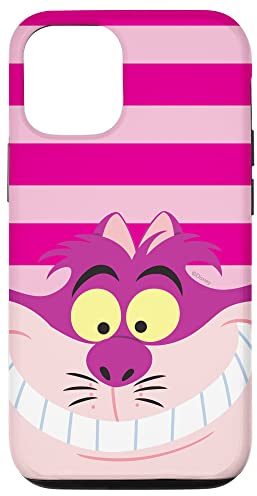 Disney Alice im Wunderland Grinsekatze rosa Streifen Hülle für iPhone 12/12 Pro