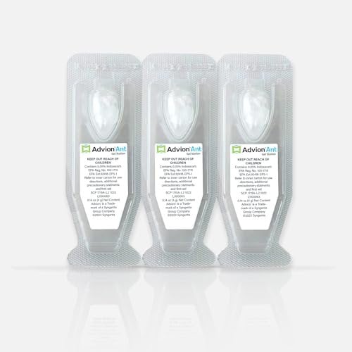 Syngenta Advion Ant Gel Station Insecticide prêt à l'emploi avec l'ingrédient actif Indoxacarb, Appât pour l'intérieur et l'extérieur, 1 boîte (3 stations au total)