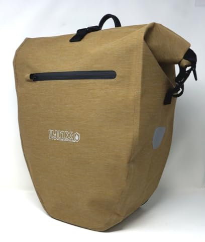 CBK-MS große Fahrrad Ly Gepäckträgertasche braun 28 L Wasserdicht Quick-Up-System