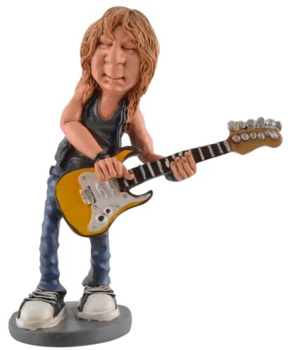 VOGLER Joh. Vogler GmbH Funny Life - Rockstar Dave- An Iron Maiden, Warren Stratford Collection, Made of Artificial Stone, Hand Painted