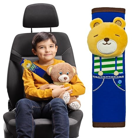 FZSECRIU 2 Stück gurtpolster Auto Kinder,gurtpolster Kinder,gurtschoner,gurtschutz Kinder Auto,sicherheitsgurt Polster