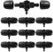 VooGenzek 10 Piezas Conectores en T con Púas para Riego por Goteo, Adaptador en T de Púas para Tubo 8/12 mm a 4/7 mm, Tubo de Tiego Tee por Goteo, para Césped, Jardín