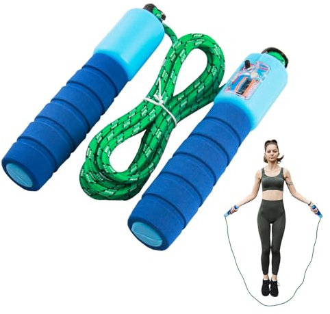 Cuerda de Saltar Ajustable para Niños con Mango Cómodo y Contador, Mejora la Salud física y la Coordinación, Regalo favorito para Niños Activos (250cm)