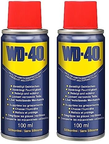 WD-40 - Lubrifiant/réparation - Universel - 100 ml (Lot de 2)