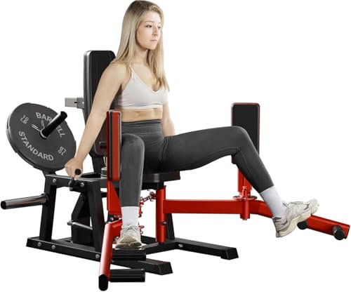 ZERELEK Hip Abductor Machine, Adductor Machine with 6 Levels Gear System, Plate Loaded Inner and Outer Thigh Machine, Thigh Master Trainer Machine for Women and Men
