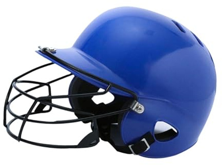 Fenteer Casco da Baseball con Maschera Facciale, Ammortizzante per Bambini, Casco da Softball Traspirante, Protezione per Le Competizioni di Gioco