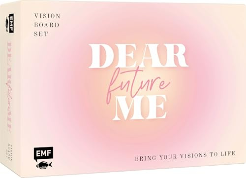 Vision Board: Dear Future Me – Bring your visions to life: Das Komplett-Set mit Workbook, Bildvorlagen, A2-Poster, 24 Aktivitätskarten und ganz viel Inspiration für deine Wünsche und Ziele