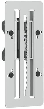 Adaptador VESA ajustable en altura para monitores de 13 a 27, Accesorio con ajuste vertical de 15 cm, Compatible con VESA 75x75/100x100 mm, Soporta hasta 8 kg