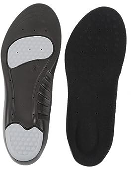 DEARMAMY 1 Paar laufende Einlagen Schuhkissen Sport Einlegesohlen Schuhpolster Schuheinlagen Einlegesohlen für die Fußpflege atmungsaktive Sporteinlagen Schwarz