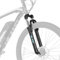 Hiland 26 Zoll Mountainbike Trekking Citybike Federgabel, Scheibenbrems-kompatibel Vordergabel, Fahrrad Stoßdämpfer Vordergabel 003 Schwarz