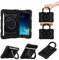XNCVBD Voyage sur Tablette Case d'enfants Compatible with iPad Mini 4 / Mini 5 (2015/2019), 360 ° Handle Stand Case de Support Protection de la Tablette(Svart)