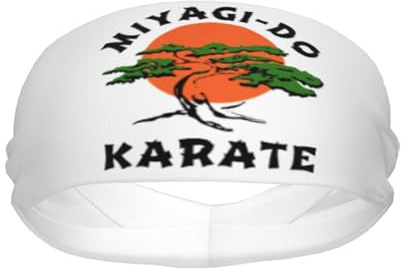 Stirnbänder Miyagi Do Katate Sport Schweißband Feuchtigkeitsableitende Stirnbänder Erwachsene Unisex Haarband