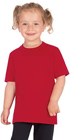 Trigema Mädchen 236202 T-Shirt, Rot (Kirsch 036), 104