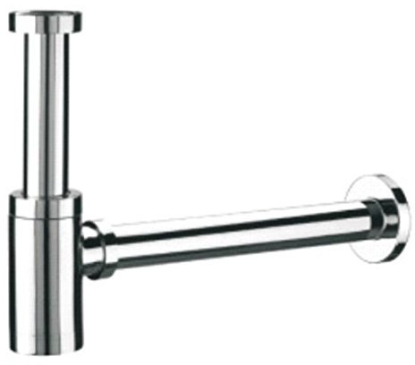 Tiger Boston Designsiphon, Edelstahl look matt gebürstet 1 1/4, Ø 3,2 cm, 982020900