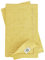 Linen & Cotton Qualität 4 x Stoffservietten Servietten Stoff Leinenservietten Scandi mit Hohlsaum -100% Leinen, Gelb (44 x 44cm) Modern für Hochzeit Gastronomie Hotel Restaurant Cafe Dinner Party Fest