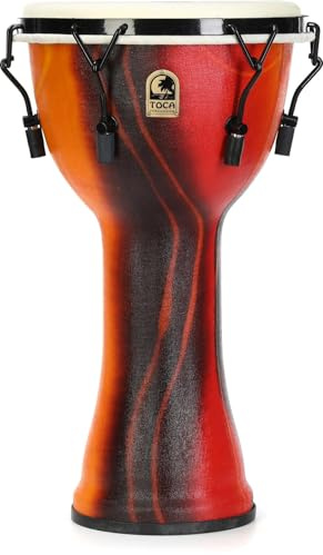 TOCA TO803244 Djembe Freestyle Mech. Tuned Fiesta Red 10'' SFDMX-10F