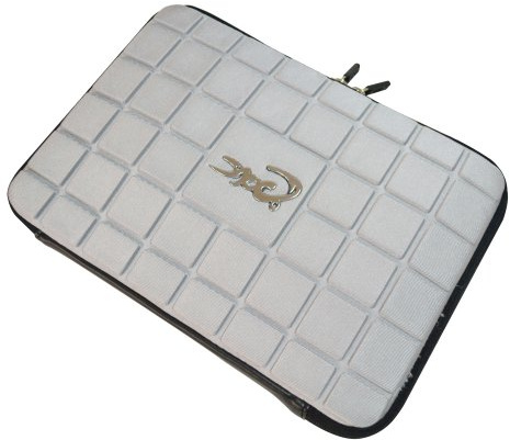 Croco CAS2340 Super Chocolate Carry Case Cover/Sleeve for 10.1 inch Samsung Galaxy Tablets - Silver