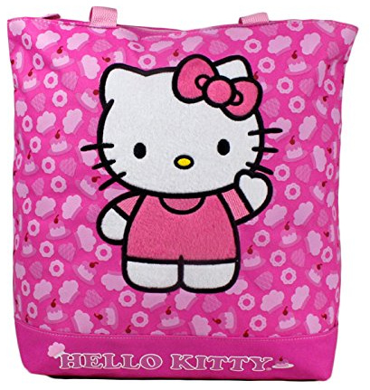 Hello Kitty Tote Bag Pink Cupcakes New 822276