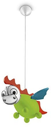 Philips myKidsroom ES-Pendelleuchte Drakey 1-flammig 12 W, mehrfarbig 402295516