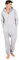 Moniz Herren Jumpsuit, Onesie, Overall (grau, M)