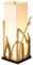 levandeo Lampe Tischlampe/Tischleuchte aus recyceltem Holz - Holzlampe Treibholz 20x20cm 50cm hoch - Jede Lampe EIN Unikat