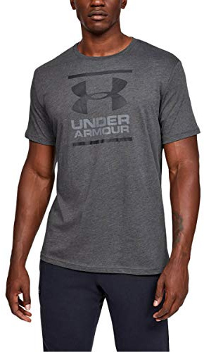 Under Armour Unisex Hiking shirt Not Applicable, Charcoal Medium Heather/Graphite/Black, XXX-Large