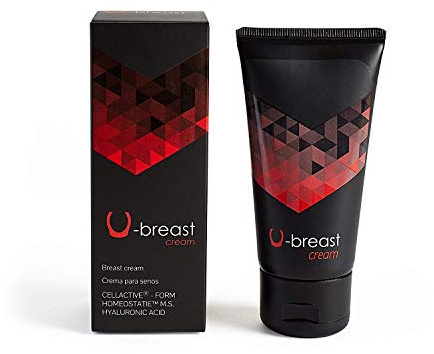 U-Breast Cream for Rounder, Firmer and Larger Breasts – 100% Natural Breast Enlargement Cream for Natural Breast Lift – 100ml