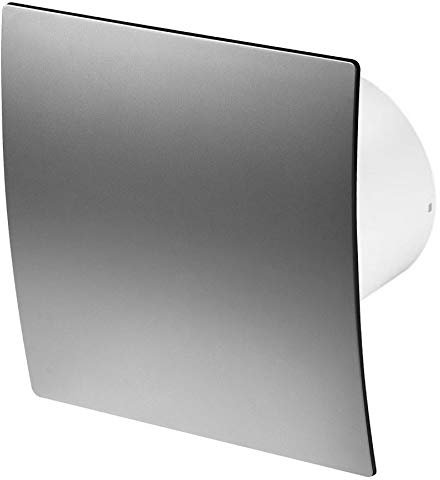 Awenta 125mm Pull Cord Extractor Fan Satin ABS Front Panel ESCUDO Wall Ceiling Ventilation