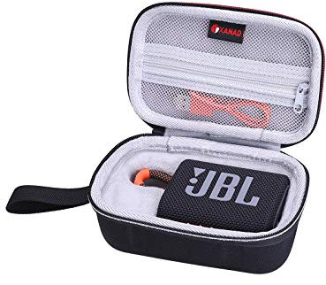 XANAD Hard Case for JBL GO 3 or GO 2 Bluetooth Speaker -Travel Carry Cover Storage Bag (Gray)