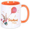 Namenstasse Schulkind Hase ORANGE | Tasse mit Name 300 ml personalisiertes Geschenk Schulanfang Schulstart, Keramiktasse Kinder Schultüte Kleine Geschenke Mitbringsel Einschulung Mädchen Junge