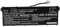 vhbw Akku kompatibel mit Acer Predator Helios 300 G3-572-7056, 300 PH317-52-571BS Notebook (3.250mAh, 15,28V, Li-Polymer)