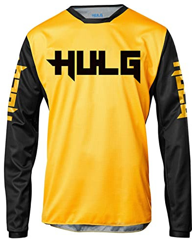 Radfahren Jersey Herren Mountainbike Motocross Jersey Langarm MTB T-Shirt,Shirt Downhill Fahrrad Jersey Schnelltrocknend (Color-03,M)