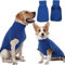 Hjyokuso hundepullover, hundemantel Fleece, Pullover Hund, Hunde Pullover für kleine mittelgroße große Hund, Warmer und Leichter hundepulli, wintermantel Hund, Outdoor hundemantel,hundejacke -Blau