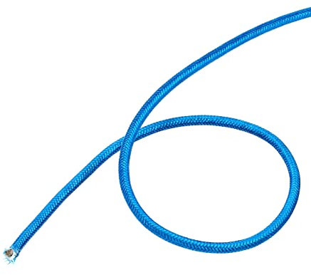 YOKIVE Elektronisch Draht 13AWG Isoliert Silikon Kabel für Verbinden Elektrisch Geräte Perfekt für Metallurgie Chemieindustrie Haus (Blau 9.8ft)