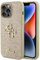 Guess GUHCP15XHG4SGD Hülle für iPhone 15 Pro Max 6.7 golden hardcase Glitter Script Big 4G