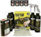 Raptor Upol 4,19 L. Bouteilles Kit: de 4x revêtements de peinture + 4x concentré de peinture Toutes les couleurs RAL + de durcisseur + Standard pistolet. (RAL 1003 Jaune de sécurité)